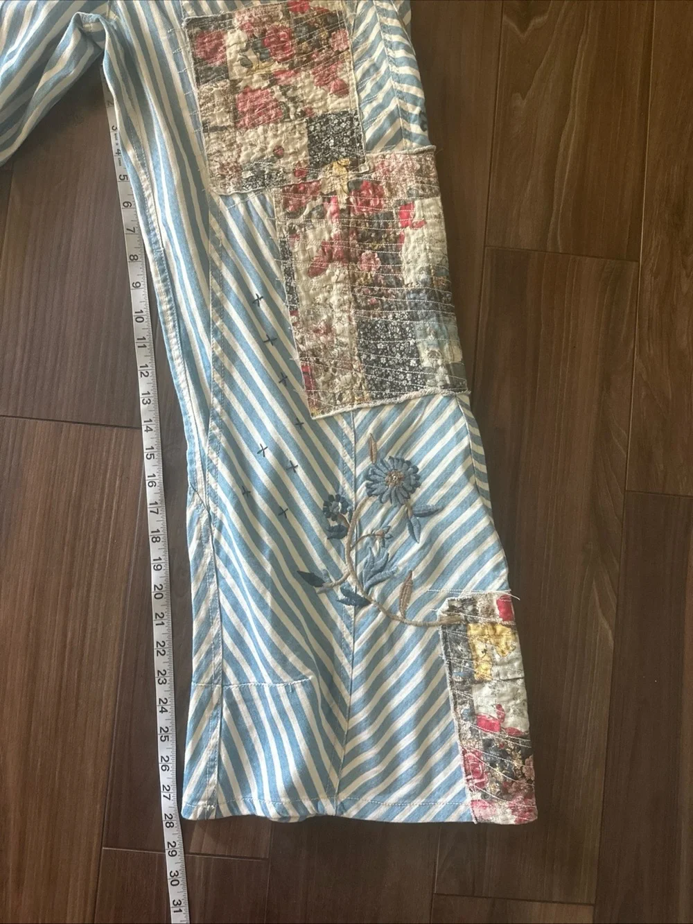 FREE PEOPLE Runyon Patched Craft Pants Women's Size - 4 - West Ridge